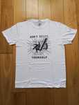 Koszulka t-shirt motyw rowerowy MTB biała M