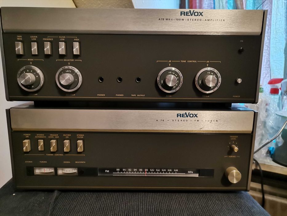 Zestaw REVOX z lat połowy lat 70-tych KLASYKA Hi-Fi