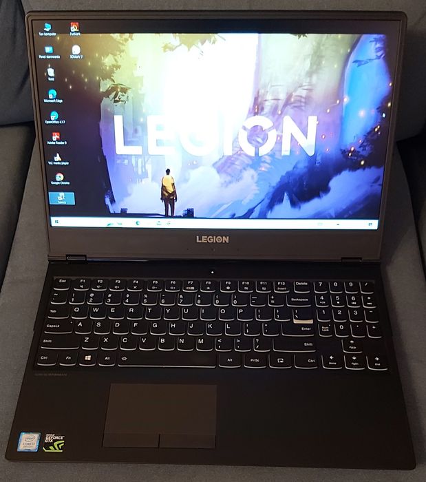 Laptop do gier Lenowo Legion - i7, 16 gb, 144 Hz, GTX 1050 ti, 2 dyski