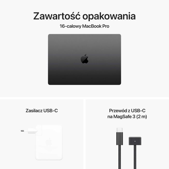 NOWY Apple MacBook Pro 16,2 M4 Pro 24GB RAM 512GB Black GW-3LATA FV23%