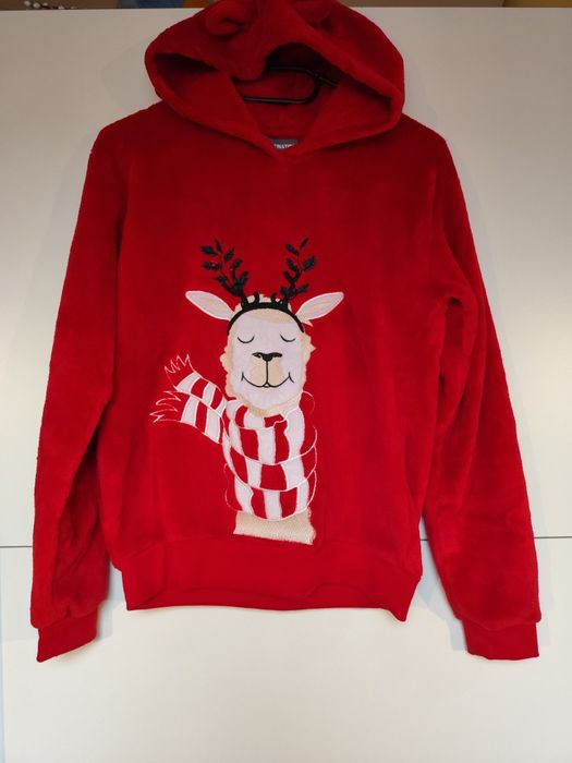 Bluza świąteczna z kapturem146/152