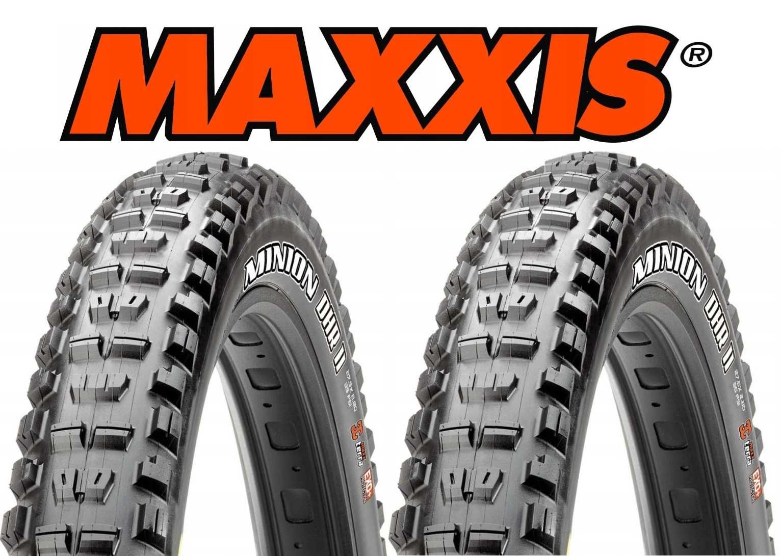 2 * NOWA opona MAXXIS MINION DHR II 27,5x2.80 3C MaxxTerra EXO+ TR FV