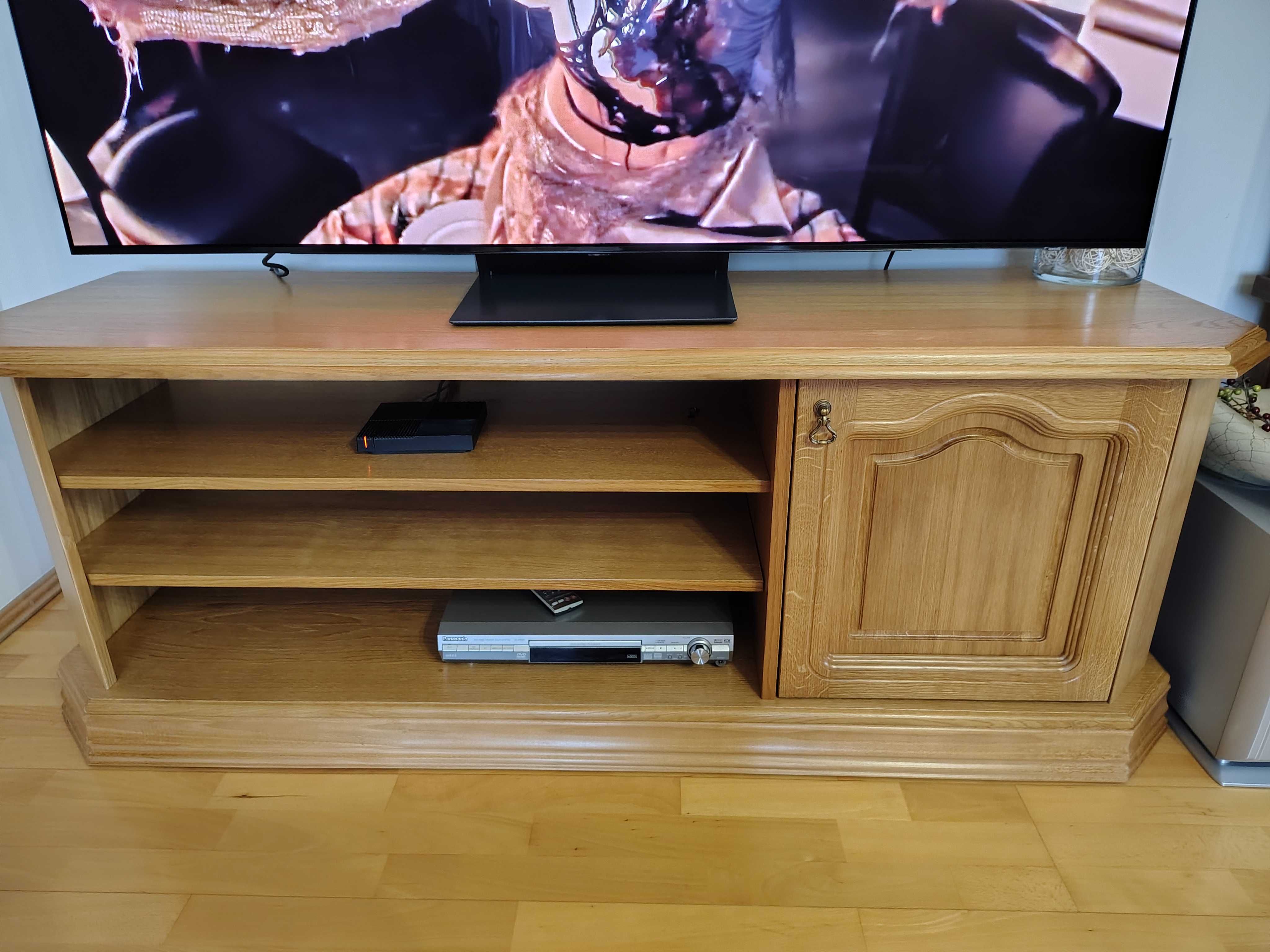 Szafka RTV. Fornir dębowy