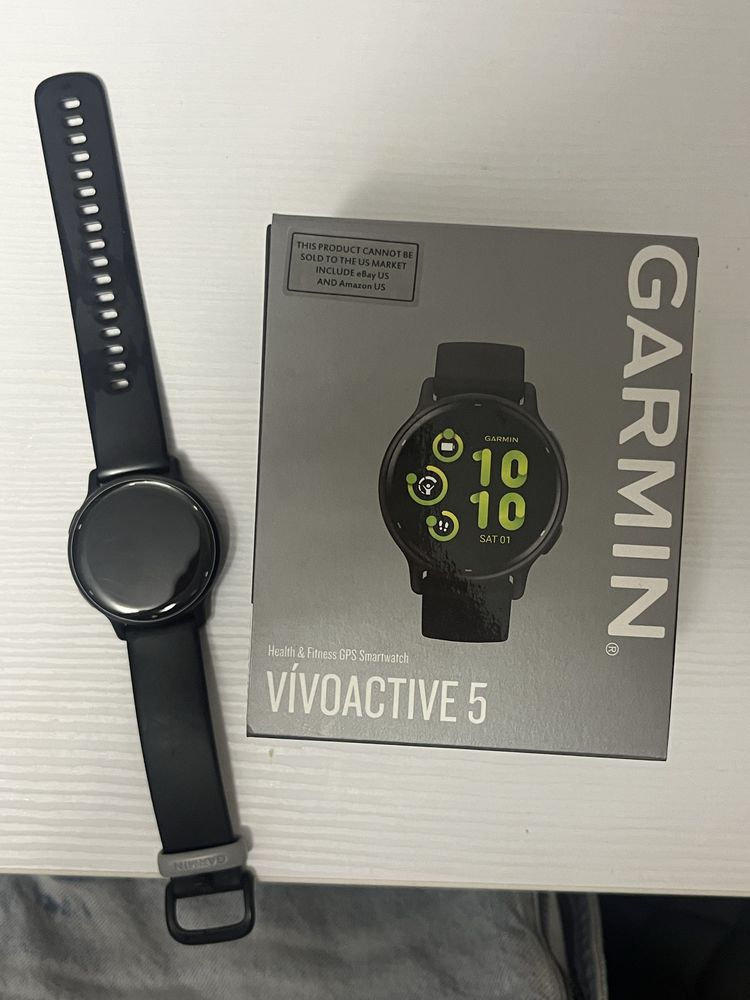 Годинник Garmin vivoactive 5 black 42 mm