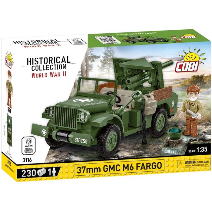 Historical Collection World War II GMC M6 Fargo pudełko,275x180 mm