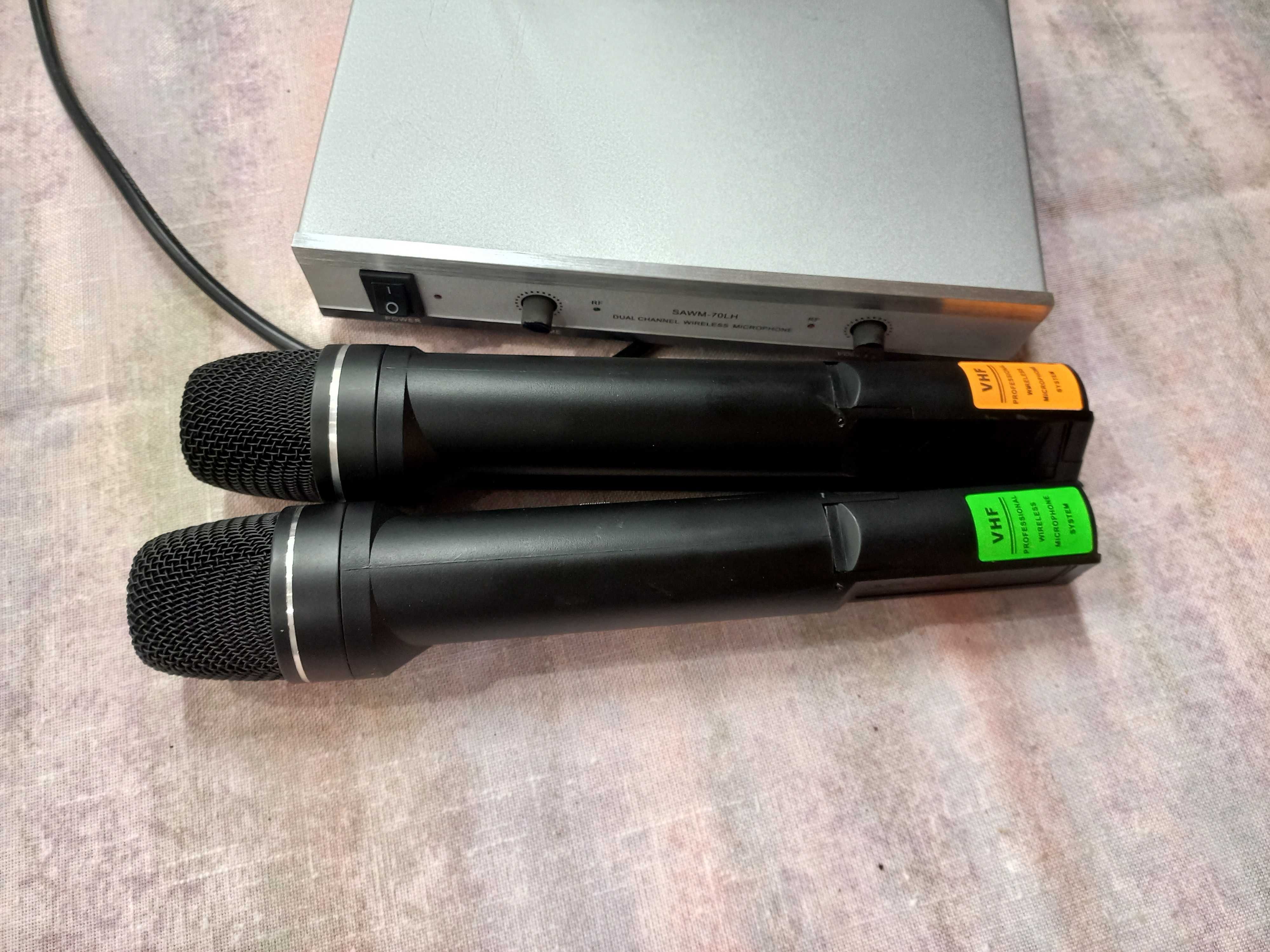 Mikrofon bezprzewodowy 2 szt - Bezprzewodowy system mikrofonowy
