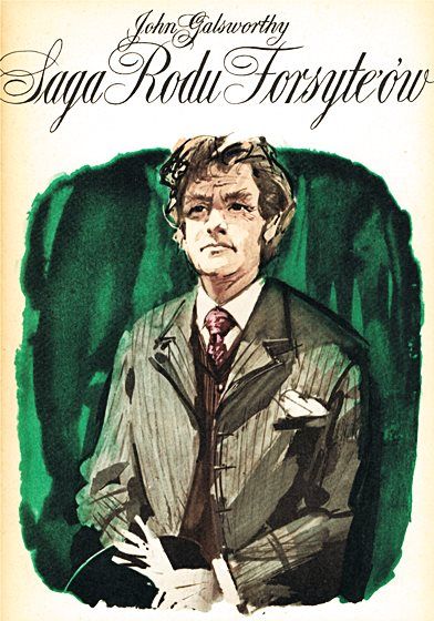 SAGA RODU FORSYTE'ÓW John Galsworthy tom 1-3 - wyd. P.I.W. 1972