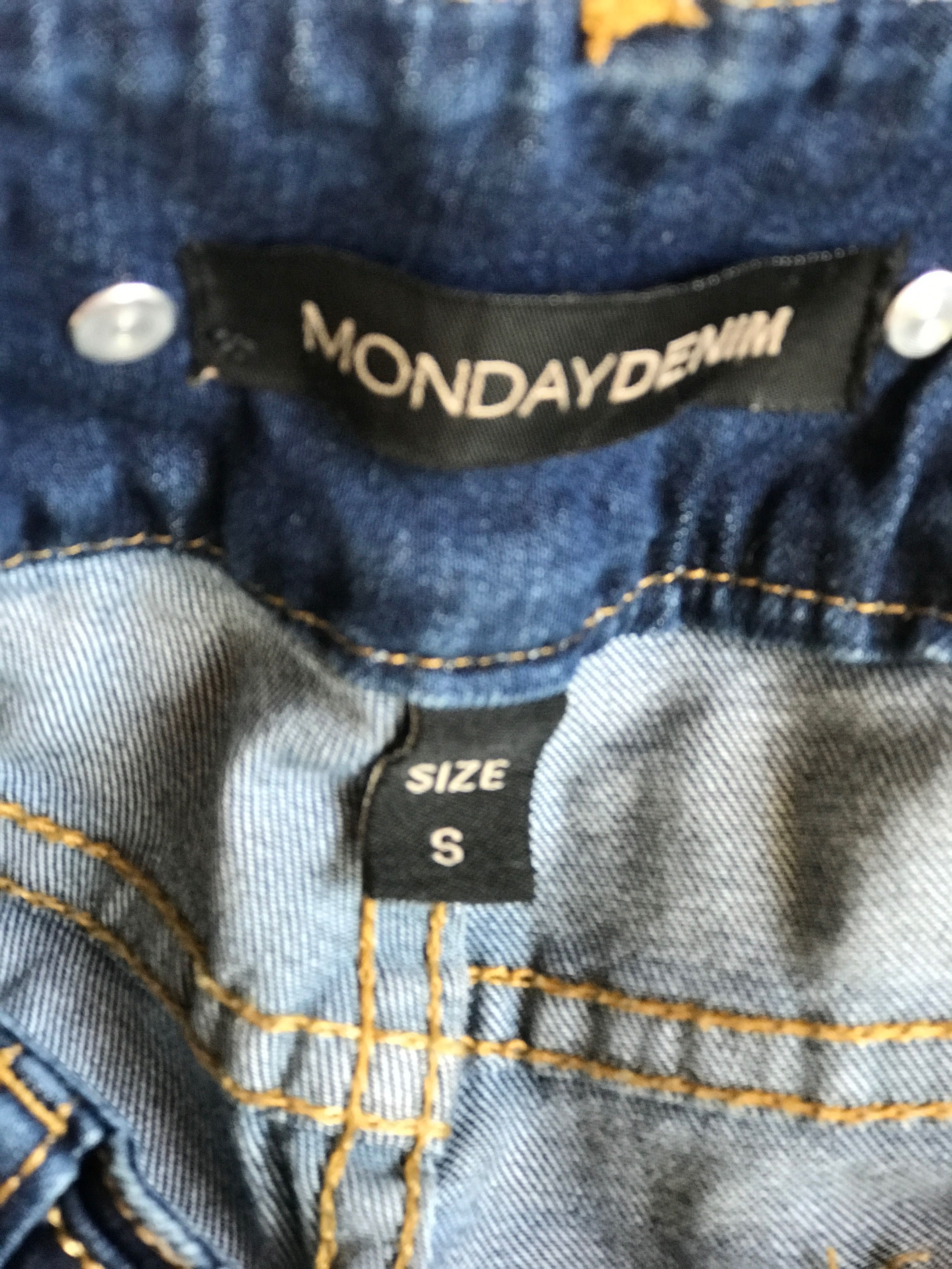 Spodnie jeansowe Monday Denim S