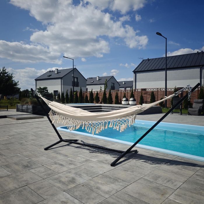 Stojak stelaż na hamak ogrodowy