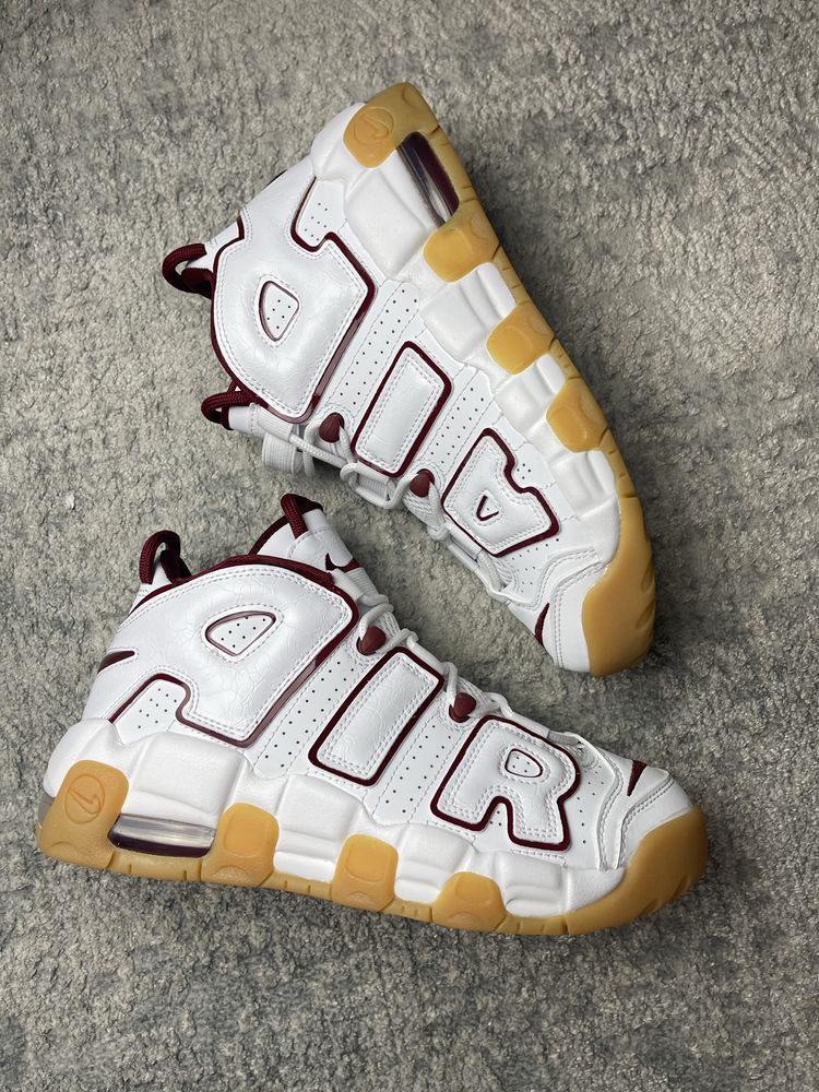 Nike Air More Uptempo 39 Burgund White *NOWE*