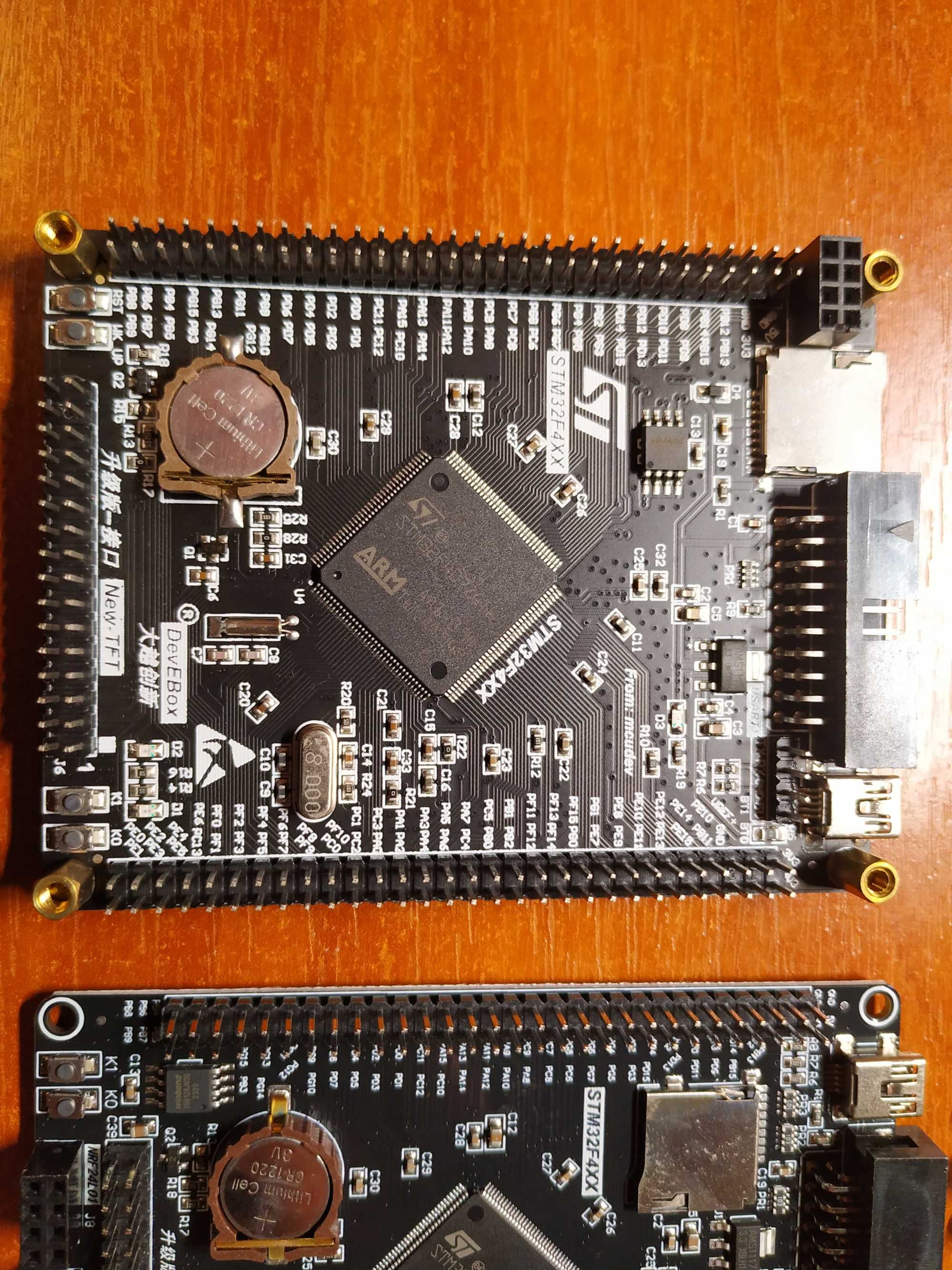 Отладочная плата на микроконтроллере STM32F407ZGT6 (для обучения)