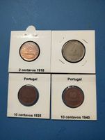 4 Moedas de Centavos de Portugal