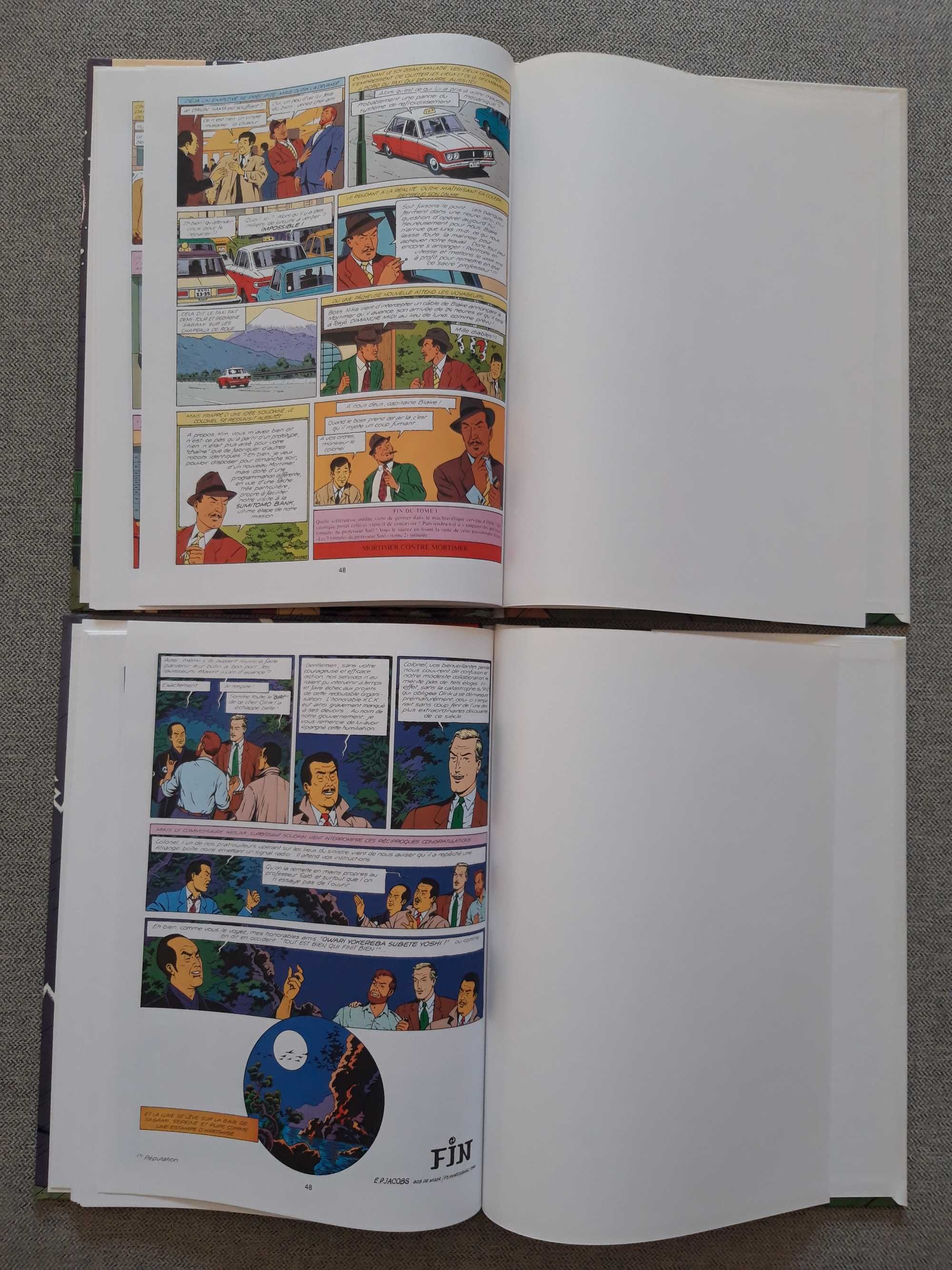 Conjunto BD Blake e Mortimer "Les 3 formules du professeur Sato"