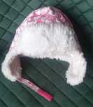 Hello Kitty Czapka zimowa dla dziewczynki, uszatka  2-4 latka  H&M