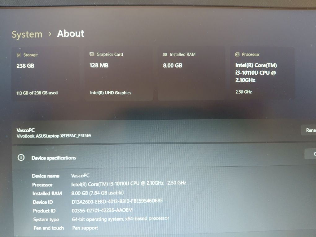 Computador ASUS como novo
