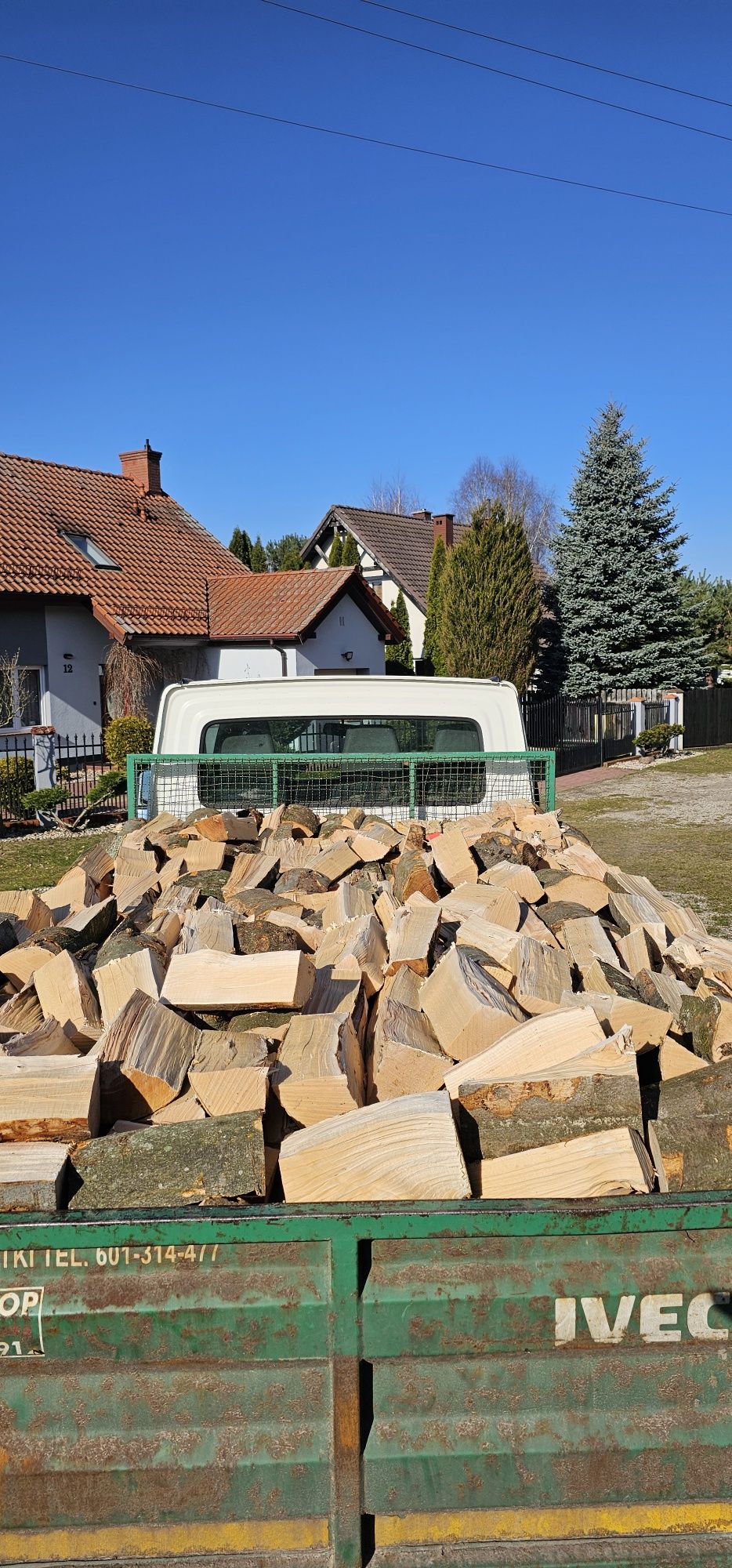 Drewno opałowe wszystkie gatunki cięte rąbane transport gratis