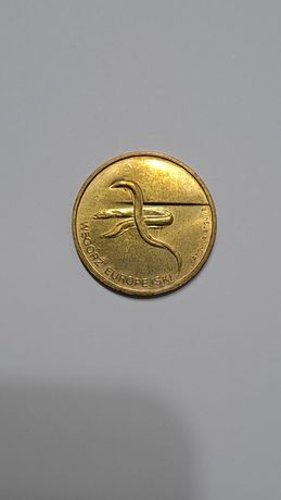 Moneta 2 zł Węgorz Europejski 2003 rok.