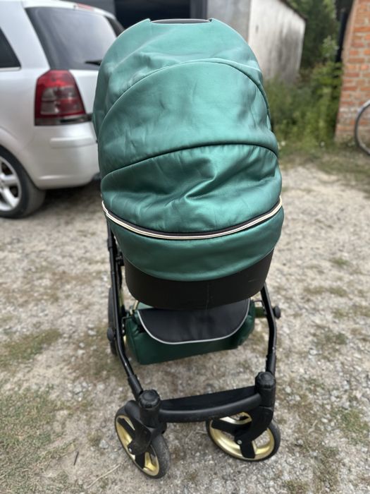 Дитяча коляска Gold Onyx екошкіра