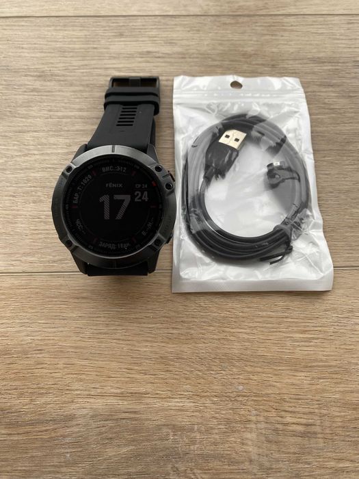 Garmin Fenix 6X Pro | Не працює GPS | Майже ідеальний зовнішній стан