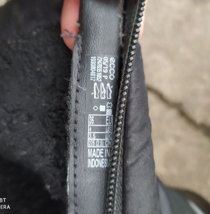 Ecco 36 сапоги на дівчинку зимові чоботи черевики ботинки взуття ессо