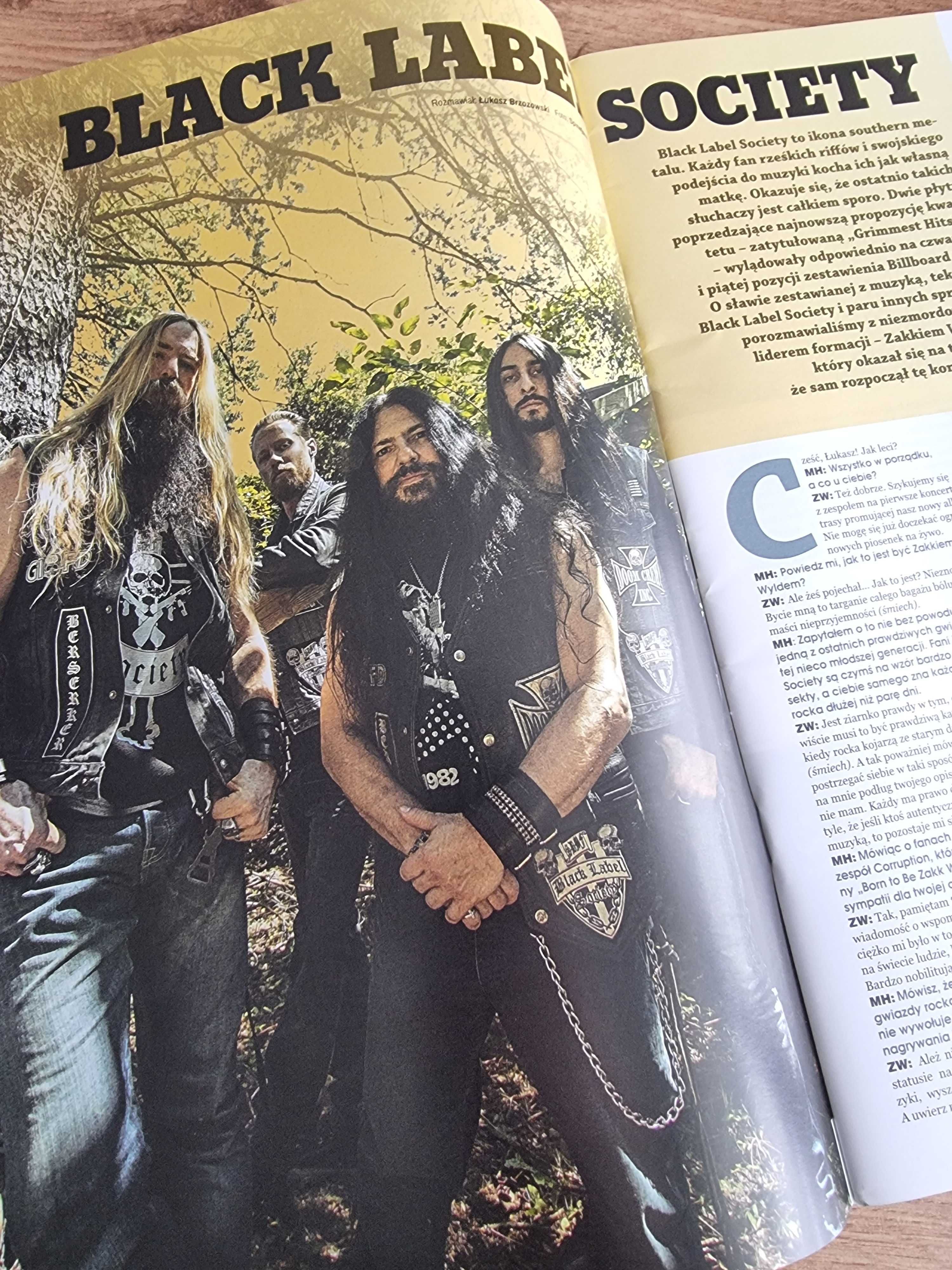 UNIKAT! Metal Hammer 1/2018 - Black Label Society, Machine Head