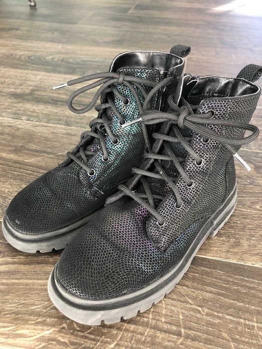 Buty dziewczęce, traperki.