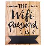 szyld tabliczka ścienna drewniana wifi password