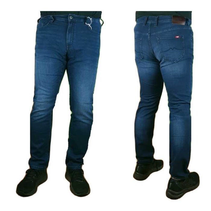 Męskie jeansy Mustang Oregon Slim - Low Relaxed Regular nowe - W34/L34