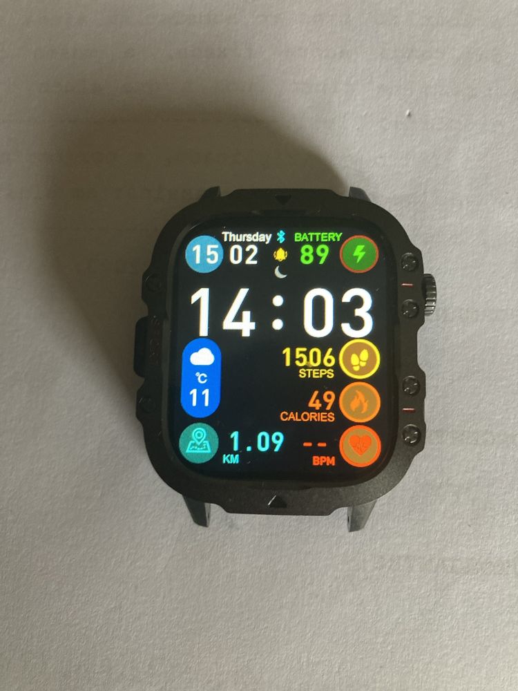 SMART WATCH LIGE - Desportivo, bateria 420 mAh.