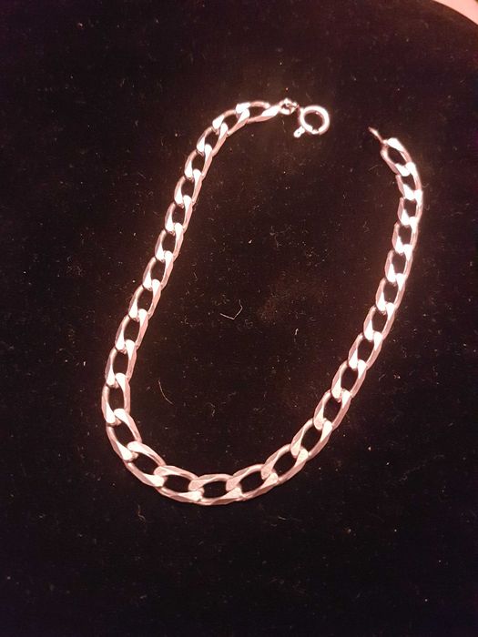 Pulseira em Prata Malha Batida