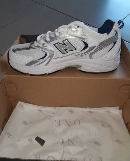 New Balance_530_white Moda_Buty_Mokasyny Mokasyny R.41.5