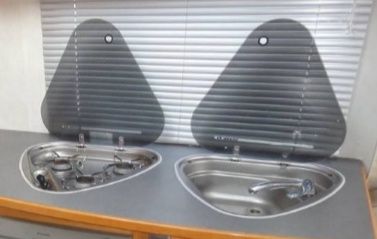 Przykrycie zlewu, kuchni gazowej kampera przyczepy Adria, Knaus, Hobby