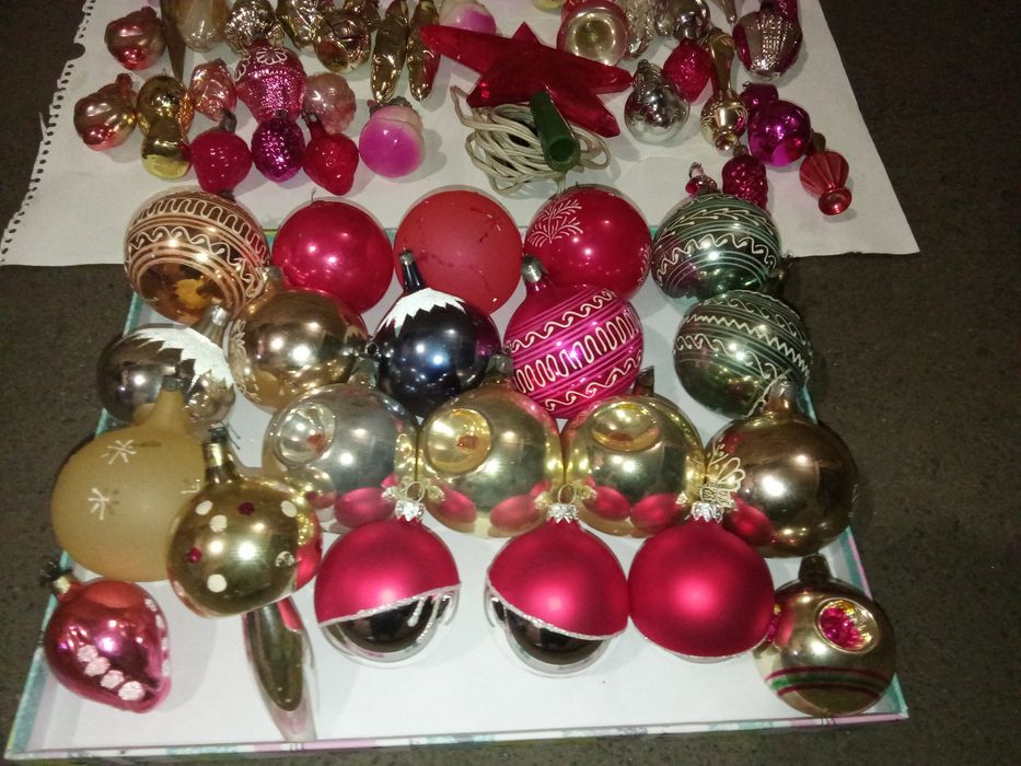 Новогодние ёлочные игрушки СССР