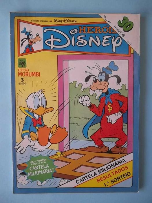 HERÓIS DISNEY - Editora Morumbi - lote de revistas BD