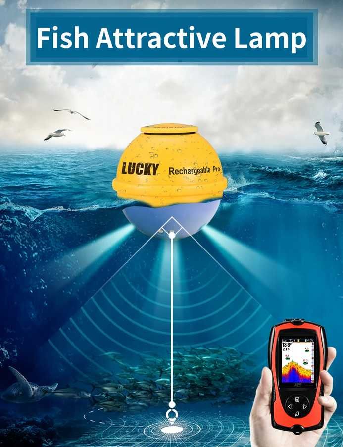 Беспроводной эхолот Lucky FF1108-1CWLA с датчиком