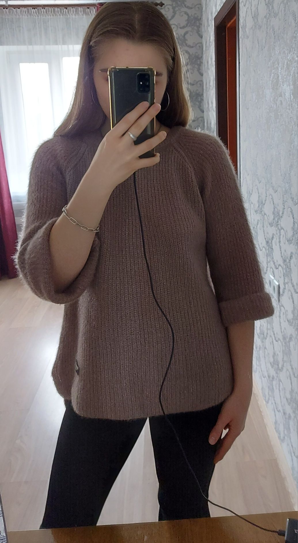 В'язаний oversize светр