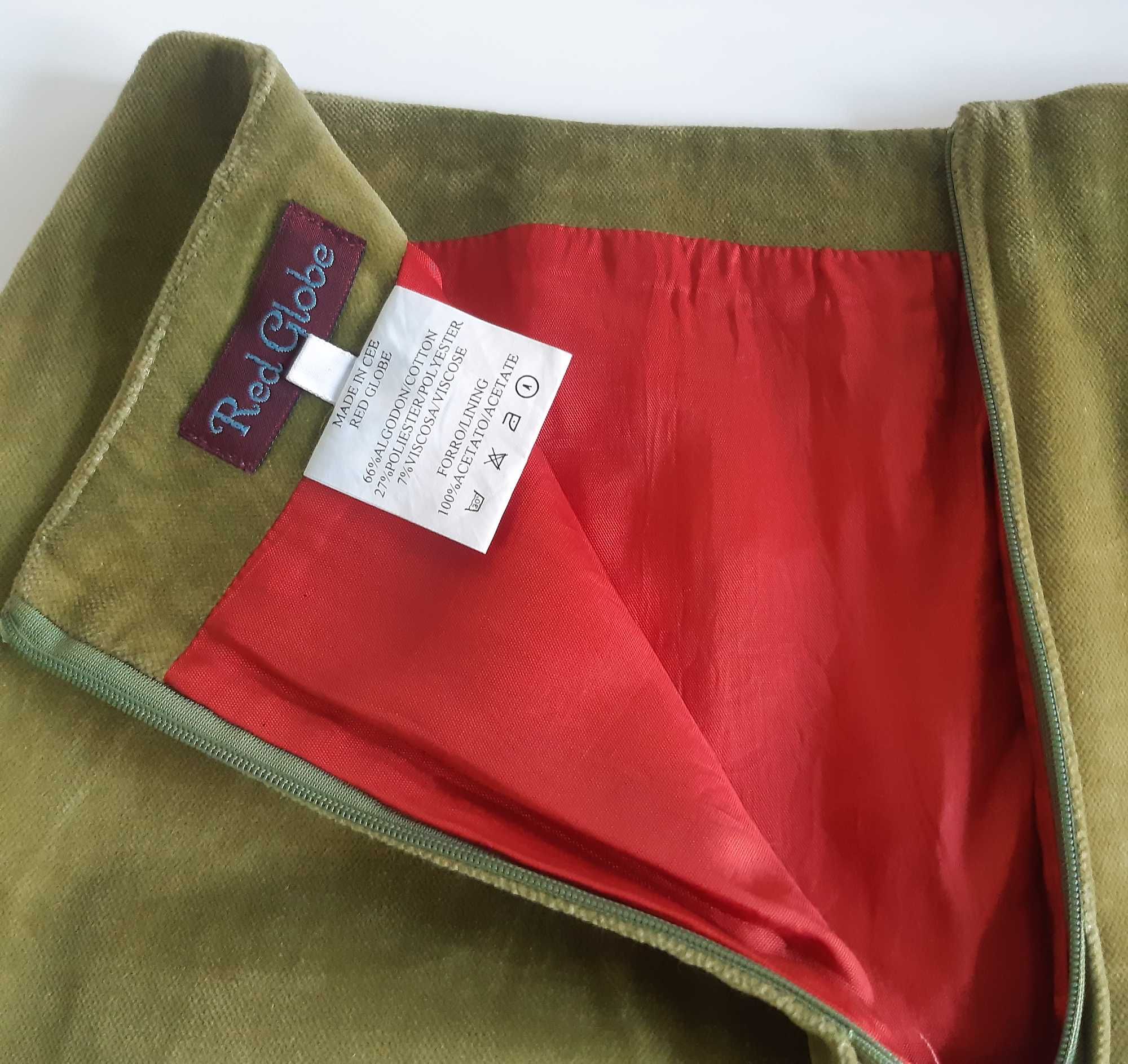 Mini Saia Verde Inverno Red Globe Estimada tam. 38