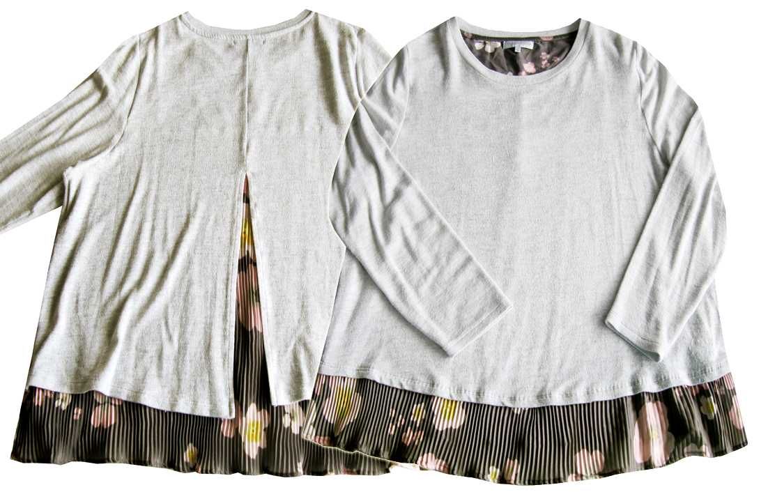 Sweter tunika długi rękaw r. 50/52