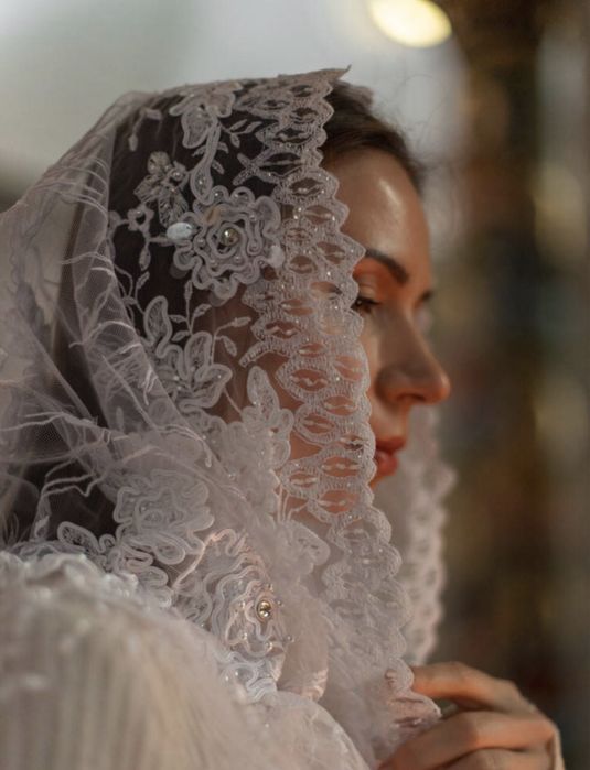 Палантин у церкву на хрещення, вінчання