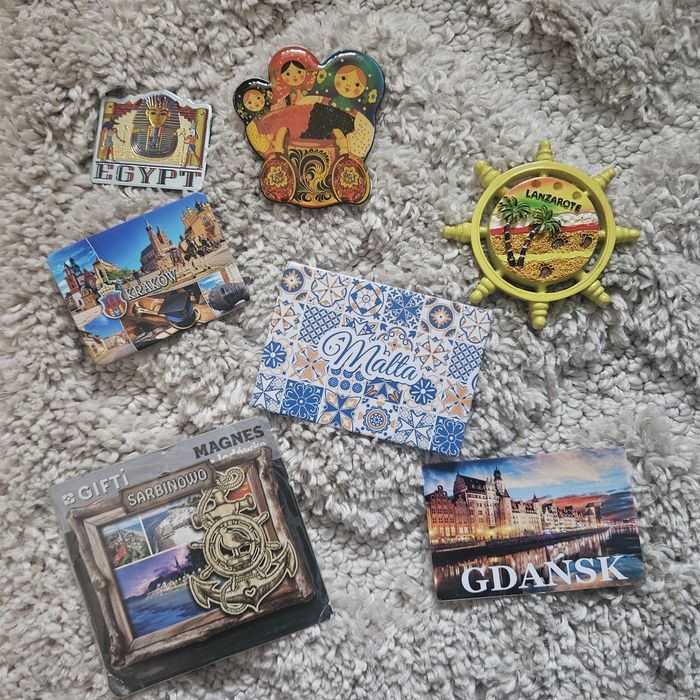 Magnes magnesy na lodówkę Hiszpania Malta Spain Kraków gdańsk lanzarot