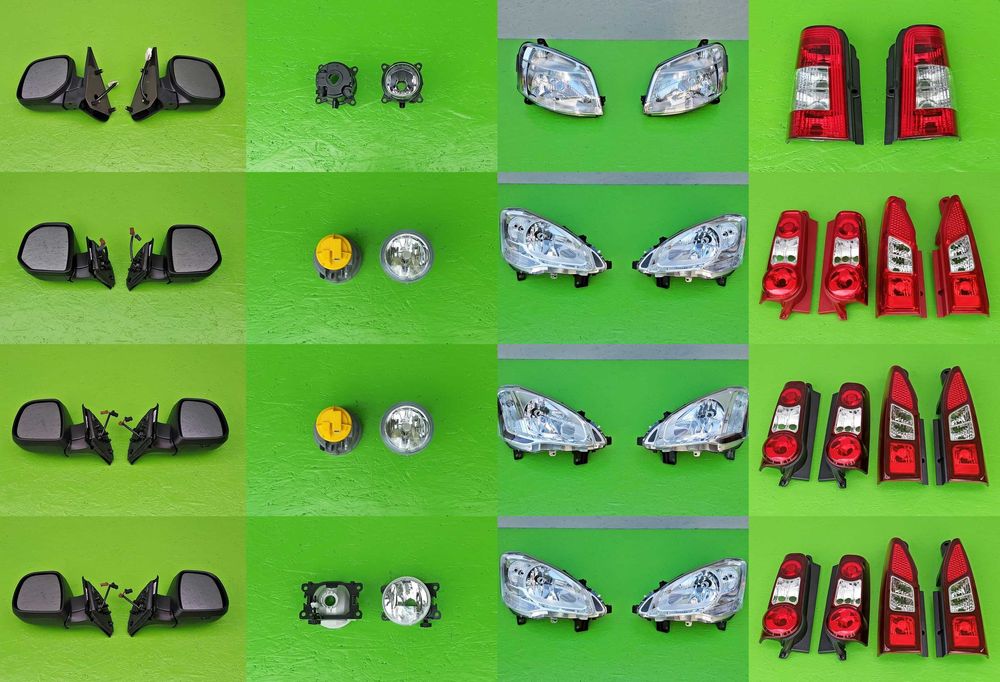 Решетка Заглушка в бампер на Citroen Berlingo Peugeot Partner 02-25р
