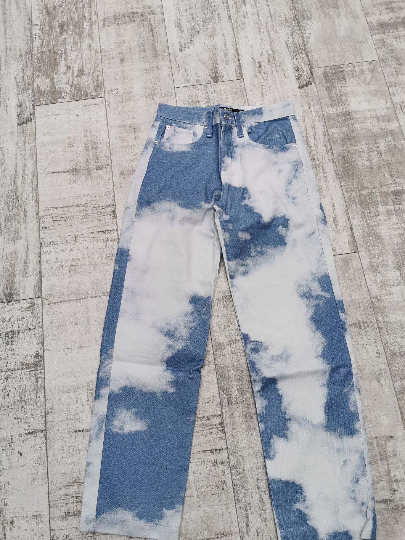 Spodnie Nowe Cloud Print skate fit Jeans