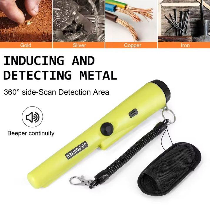 Ręczny wykrywacz metali o bardzo wysokiej stabilności i wykrywaniu