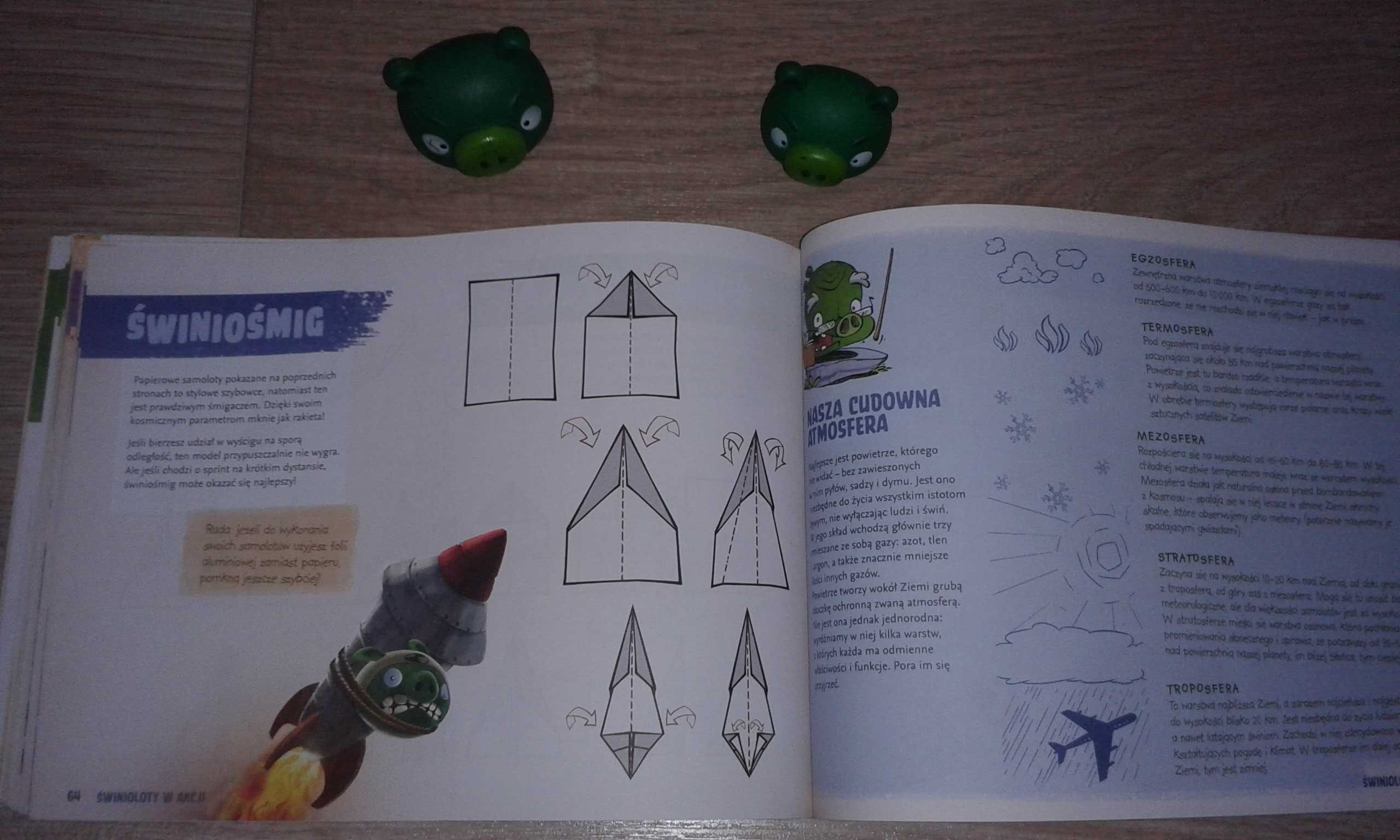 Bad Piggies Zrób to sam książka poradnik + figurki