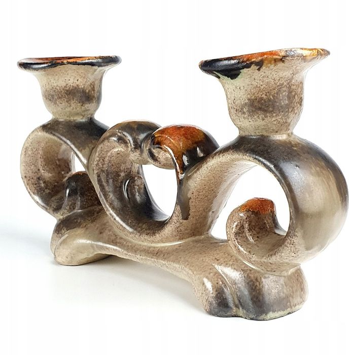 Carstens Świecznik Ceramiczny /Lata 40
