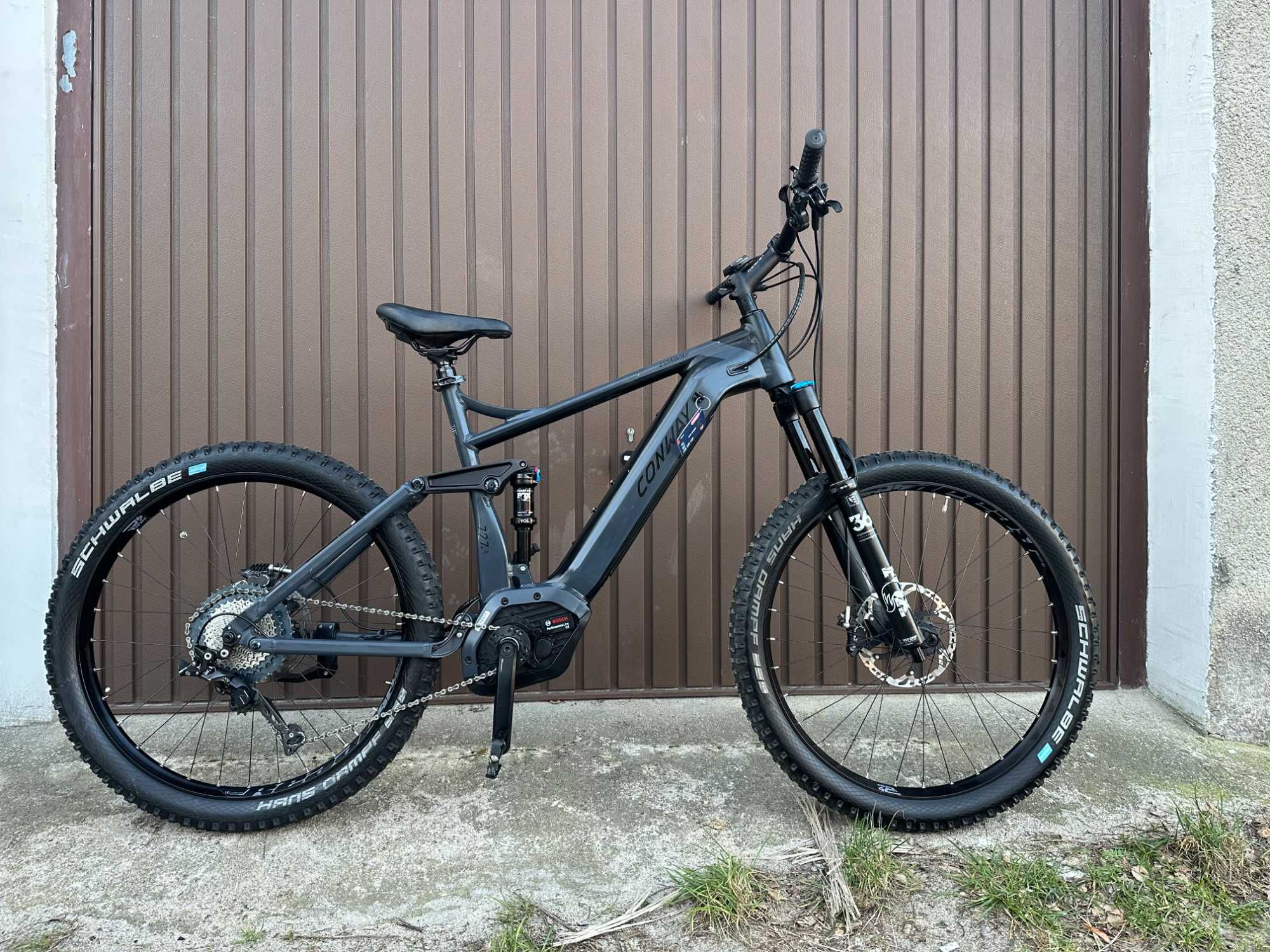 Rower elektryczny FULL suspension FOX