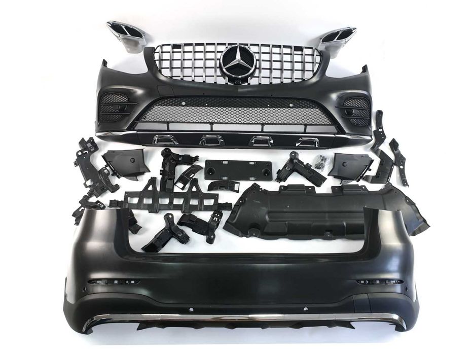 Обвес Mercedes GLC X253 AMG43 стиль Мерседес 2015-2019г бампер