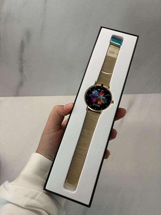 Nowy złoty zegarek damski smartwatch manta alexa SWU501LGD prezent