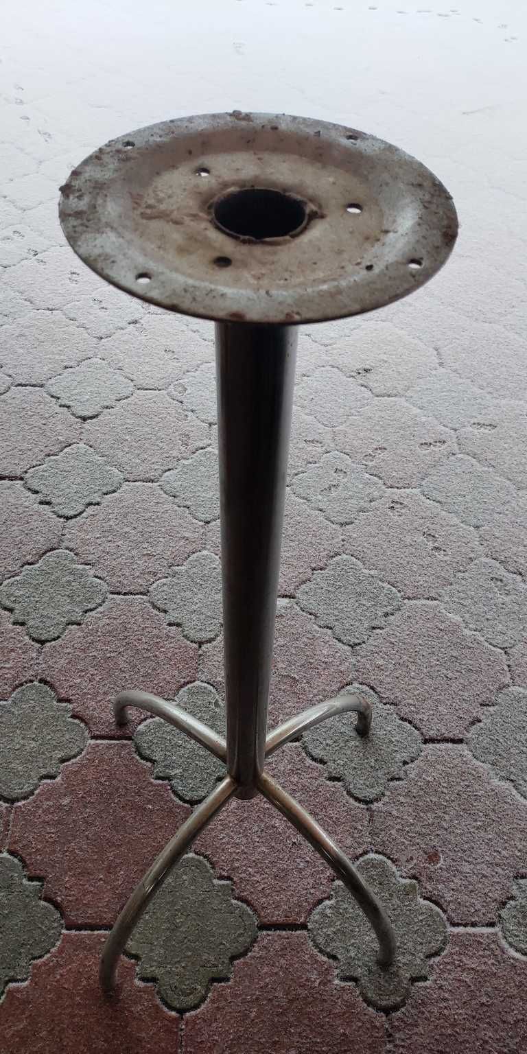 Нога , опора для барного стола 110 см нержавейка