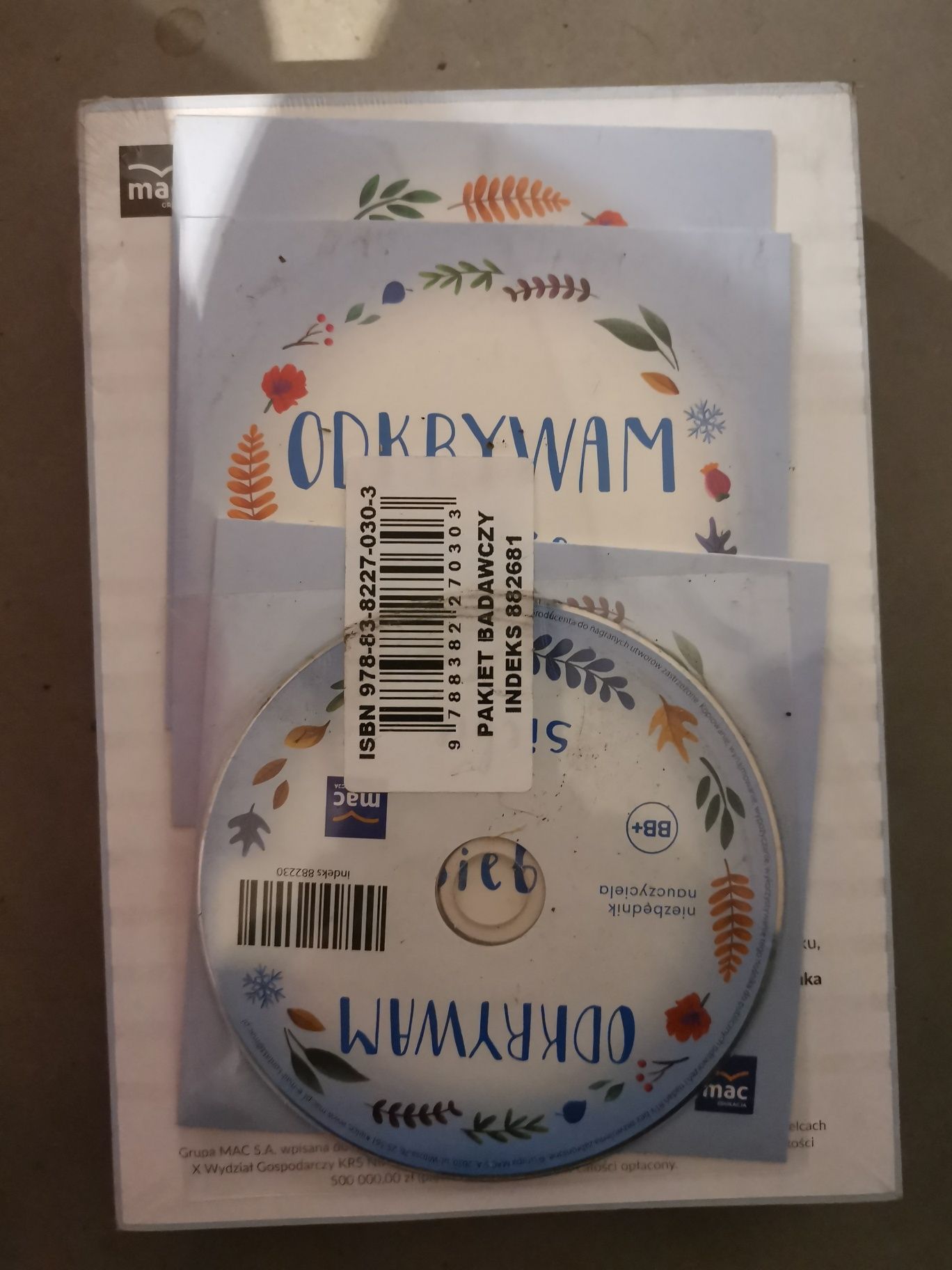 Komplet przewodników edukacyjnych Odkrywam Siebie  BB+ Mac Edukacja